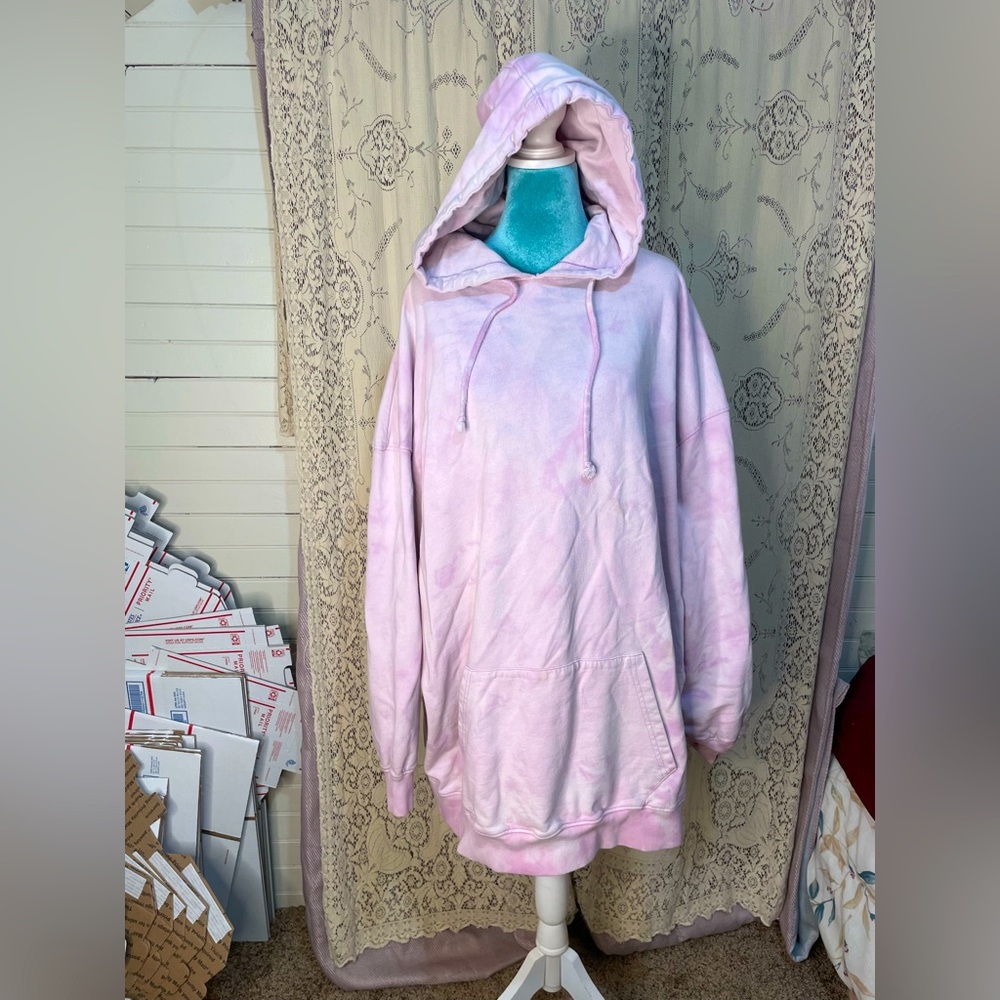 Missguided: oversized long savage hoodie